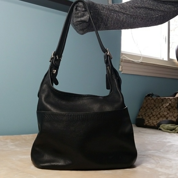 Coach Handbags - Authentic Vintage black leather Coach satchel